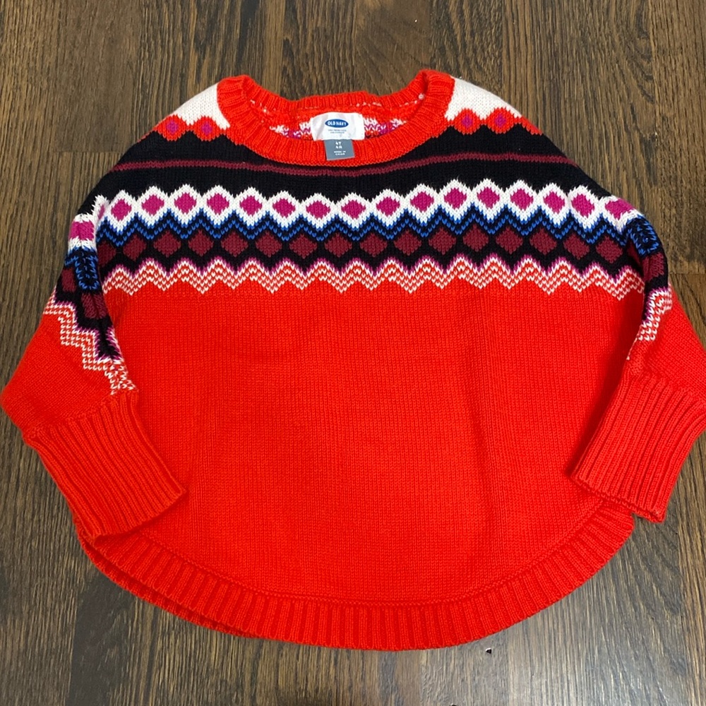 EUC Old Navy Holiday Sweater 4T